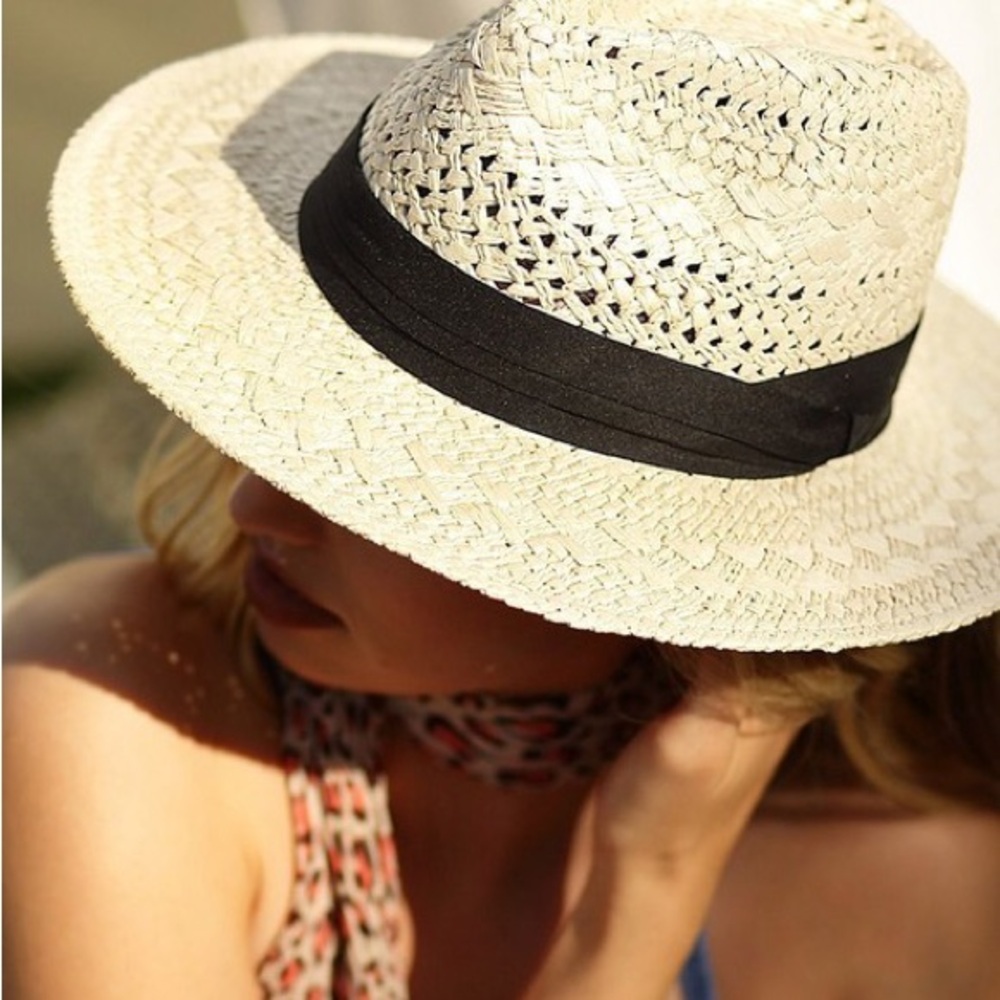 Boho Chic Summer Panama Hat in Natural